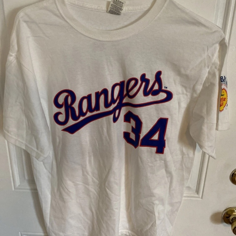 Nolan Ryan Texas Rangers  Giveaway T-Shirt Mens Size Large -Baby Ray’s-Not Worn